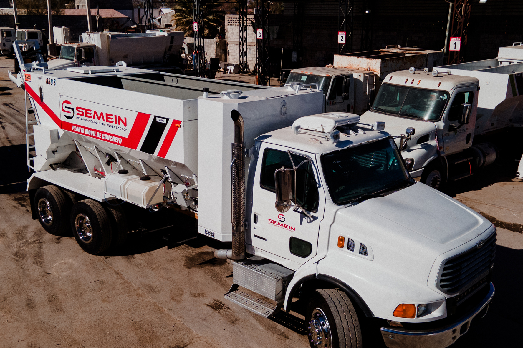 Starmix 880 S ultra-high output volumetric mixer - full side view