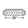 24-inch Conveyor Icon