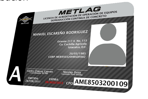 Operator training session for industrial equipment